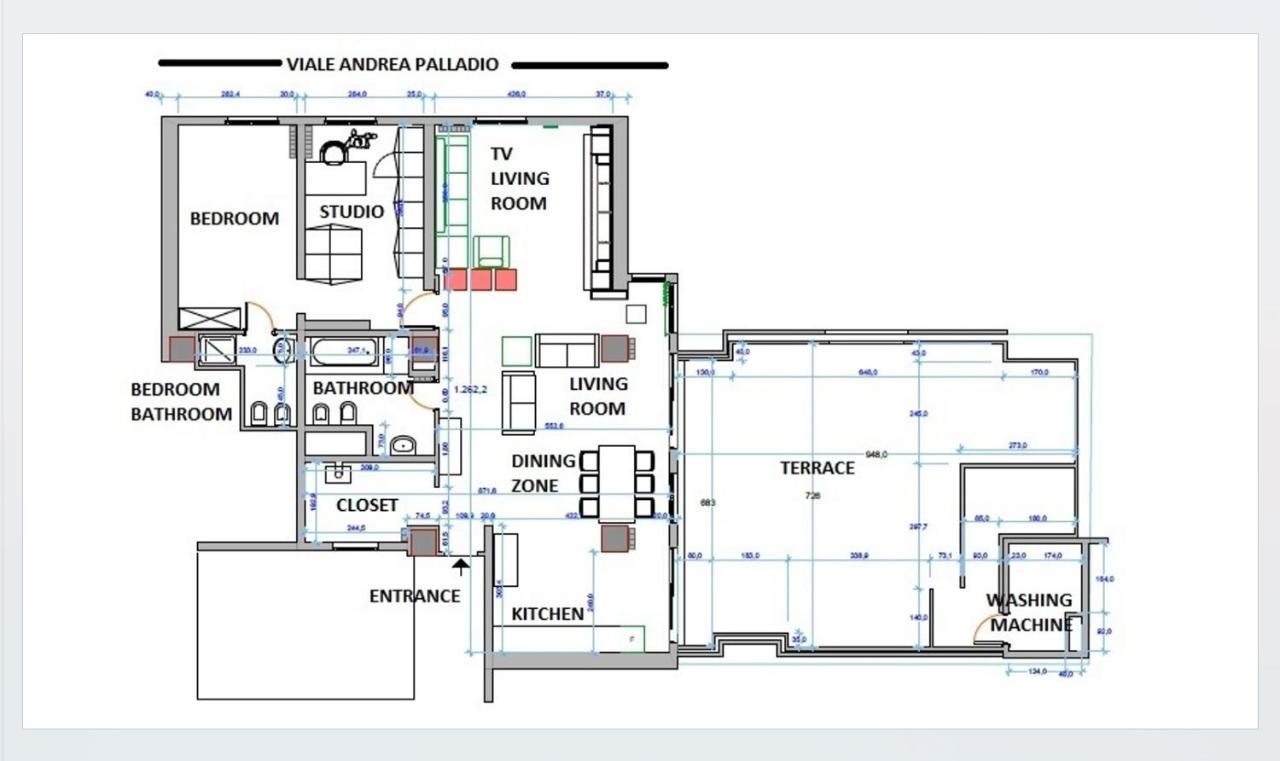 דירות ורונה Palladio 20 Loft And Terrace מראה חיצוני תמונה
